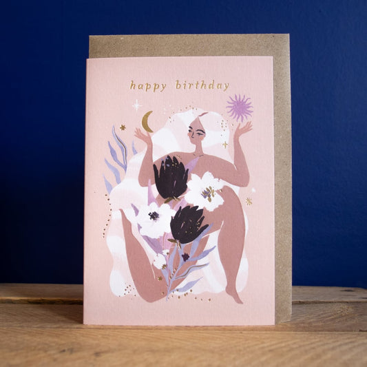 Virgo Zodiac Card by Sister Paper Co.